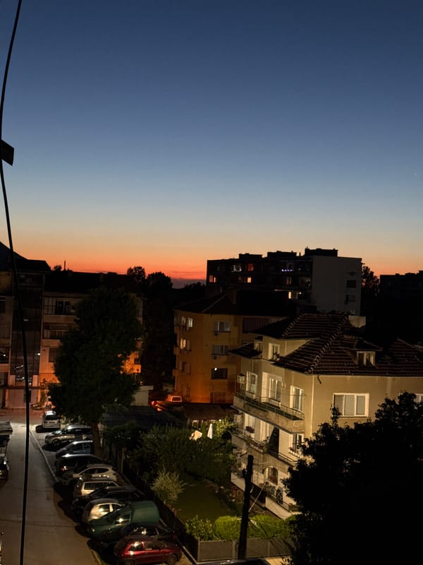 Golden hour over Vratsa, Bulgaria, from every angle