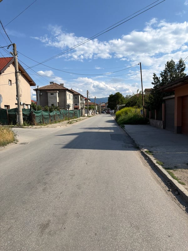 Urban documentation captures everyday Plovdiv street scenes and infrastructure