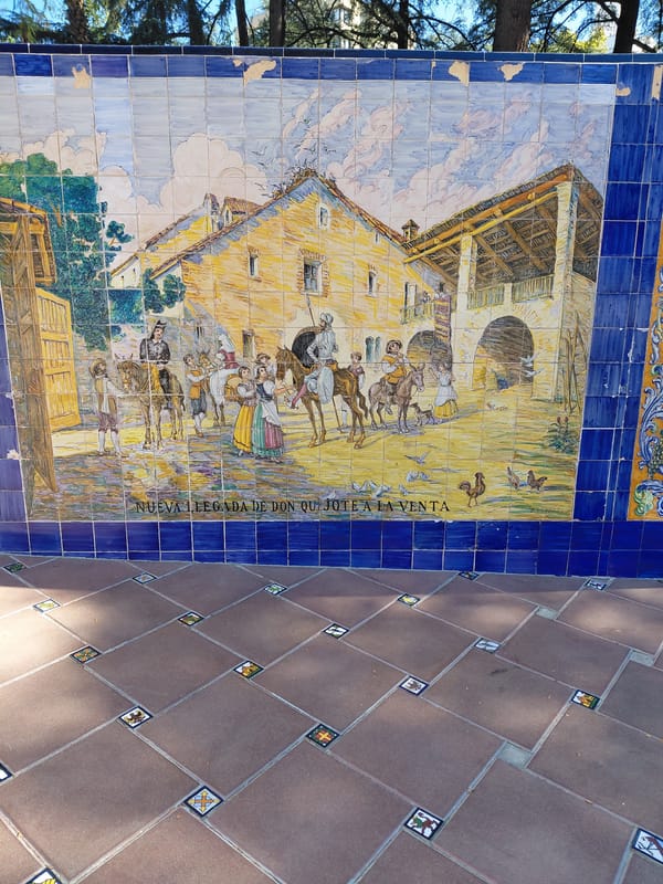 Historical tile murals documented in Mendoza, Argentina