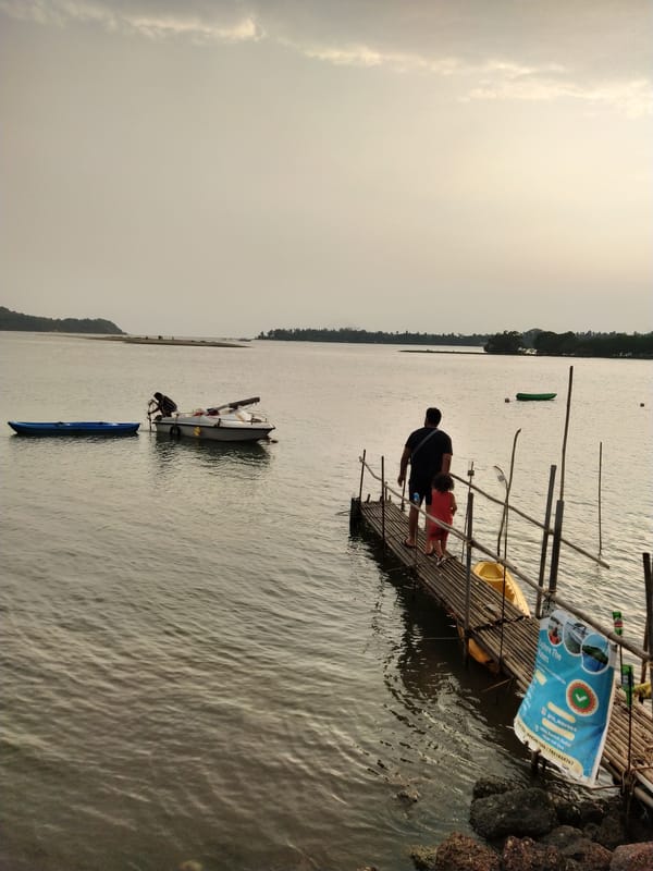 Kayaking and boating activities observed at Badem waterfront