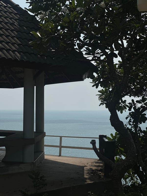 Morning scenes captured in Thai coastal village Ao Hin Khok