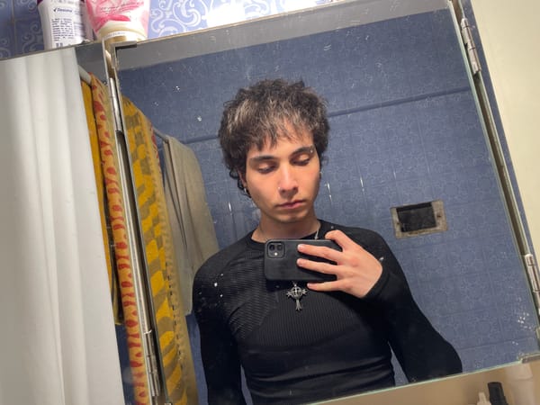 Person takes series of selfies in Buenos Aires mirrors