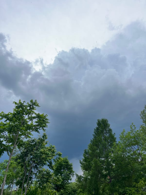 Storm clouds gather over Маяк, Russia