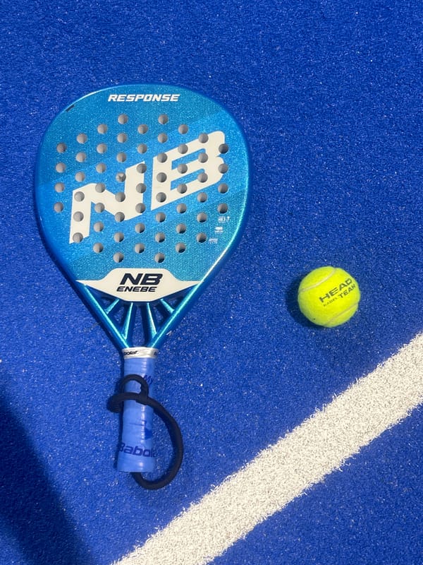 Recreational padel tennis match played in Pleven, Bulgaria