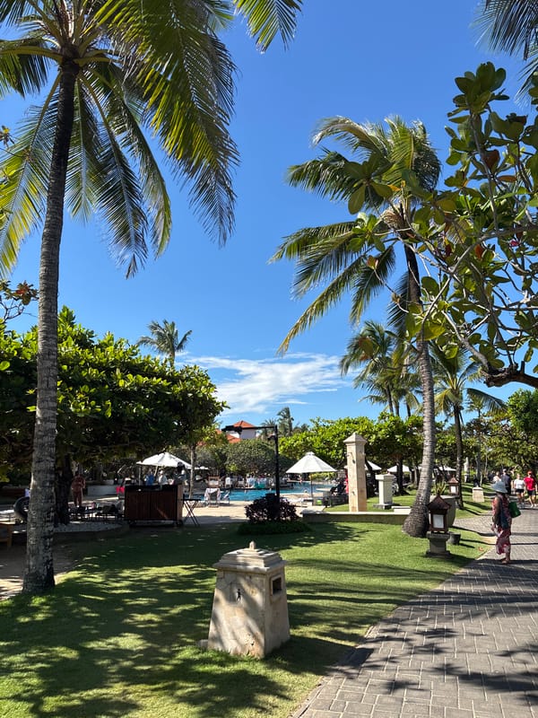 Morning beach scenes captured across Nusa Dua Indonesia