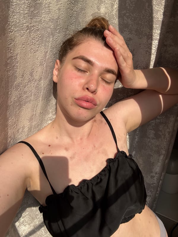 Woman observed resting indoors in Мещёры, Russia