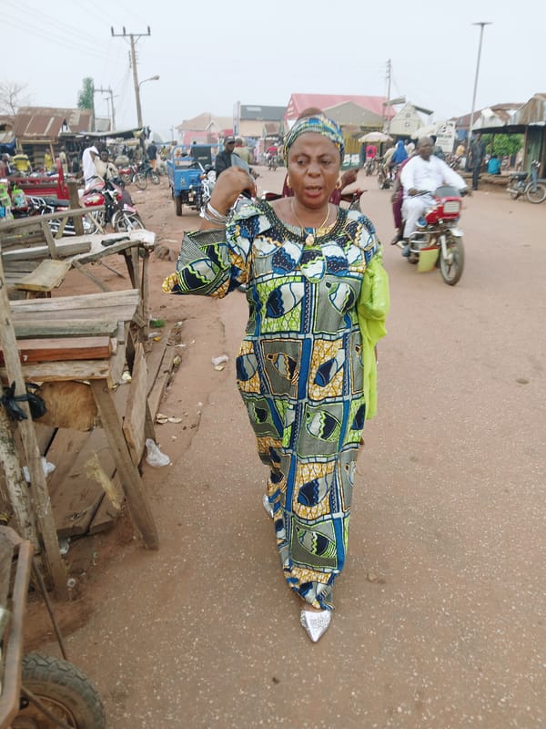 Morning market activity observed in Ankpa, Nigeria streets