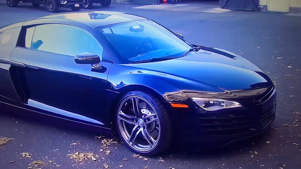 Luxury sports cars spotted across multiple locations Saturday evening