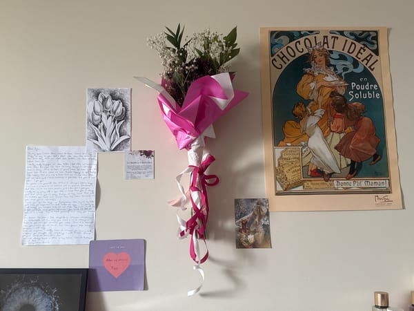 Apartment wall with Bulgarian text framed in Sofia