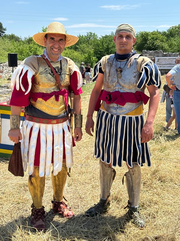 Historical reenactment event held in Gigen, Bulgaria