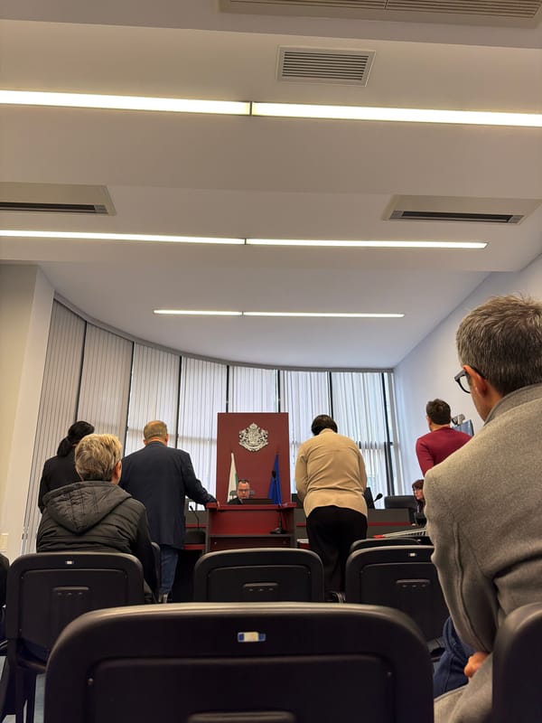 Official proceeding held in Plovdiv government building