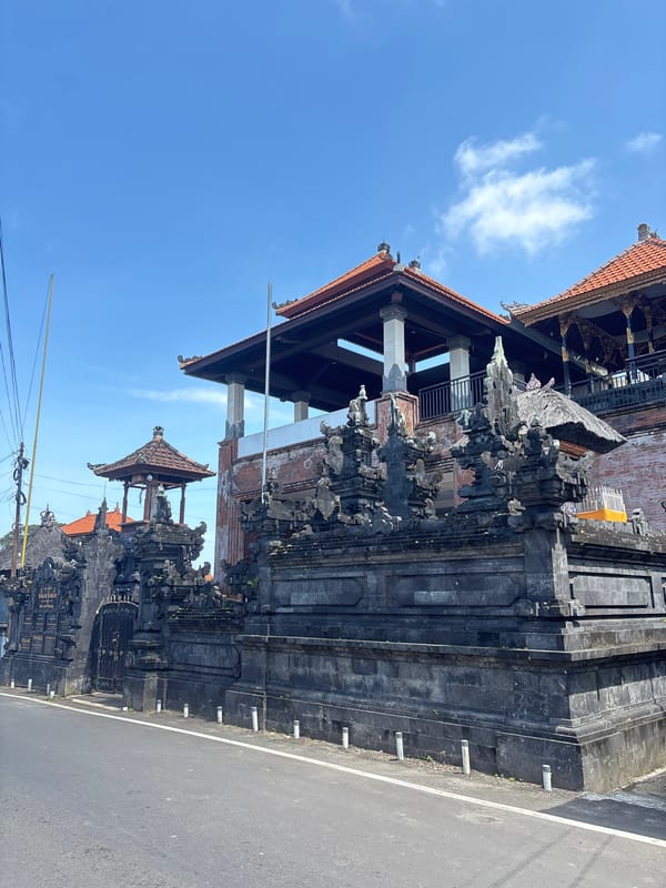 Traditional Balinese temple architecture documented in Kuta Selatan