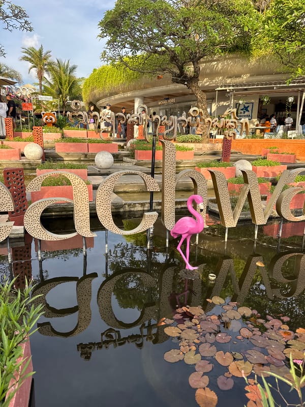 Tourist scenes captured in Kuta Indonesia morning