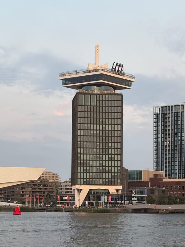 A'DAM Toren and its rooftop lookout, Amsterdam waterfront