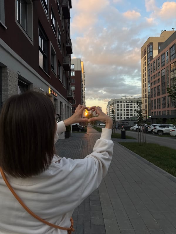 Summer solstice evening: sushi, matcha, and a long Izhevsk sunset