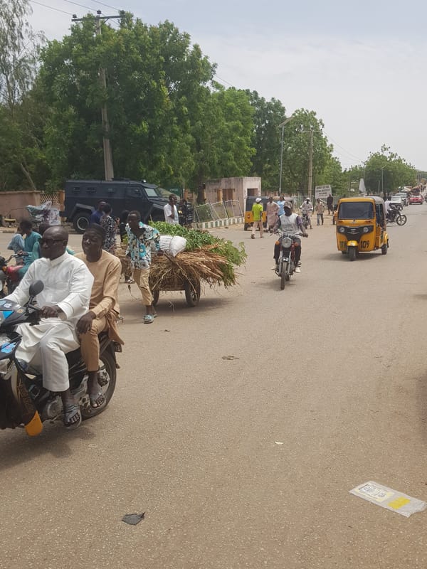 Daily street life captured in Dabawa, Nigeria community