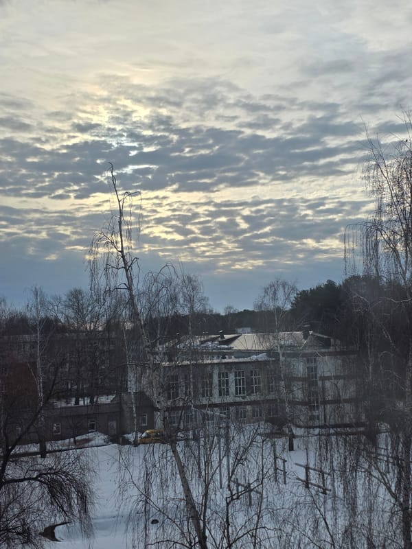Early morning domestic life documented in Chaikovsky, Russia