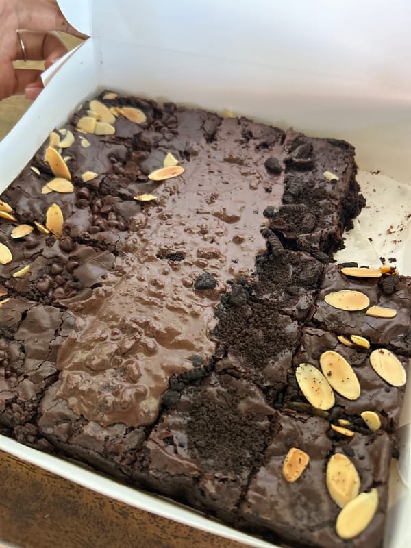 Gustar Brownies packaging and product, Kuta Indonesia