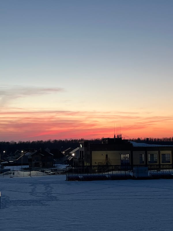 Personal day documented through selfies, meals, collectibles in Noviy, Russia