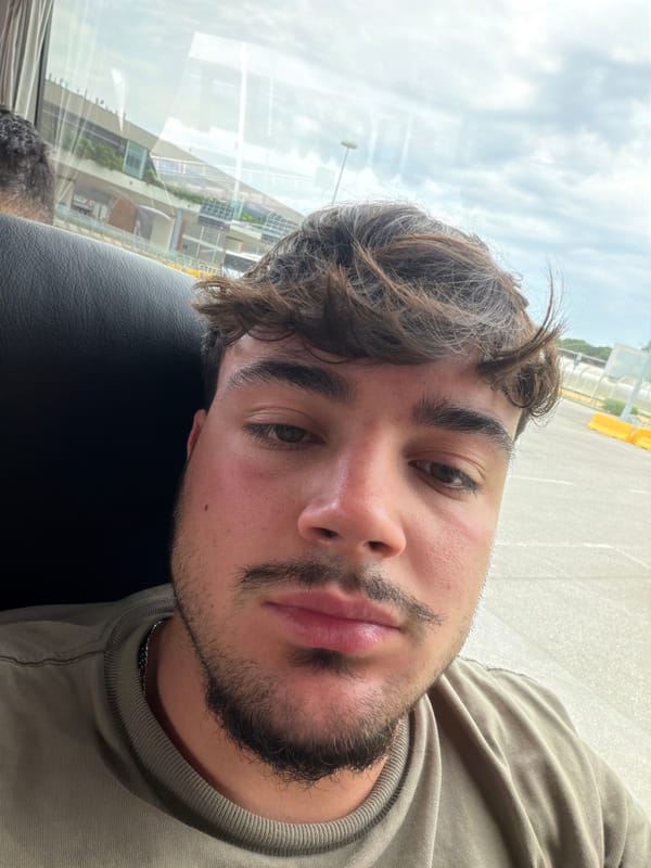 Young man photographed in vehicle seat in Venice