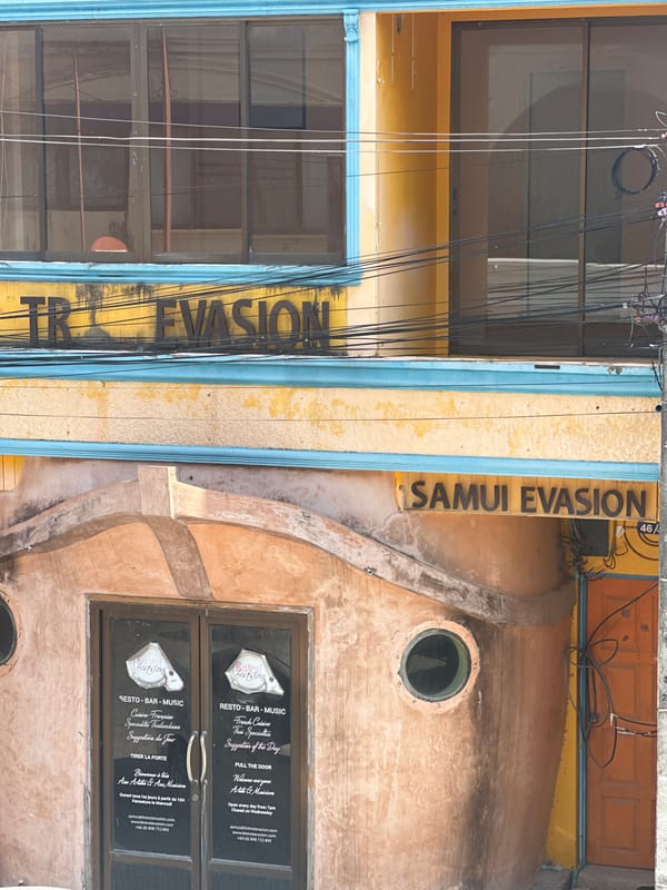 Morning scenes captured at Baan Chaweng establishments and streets