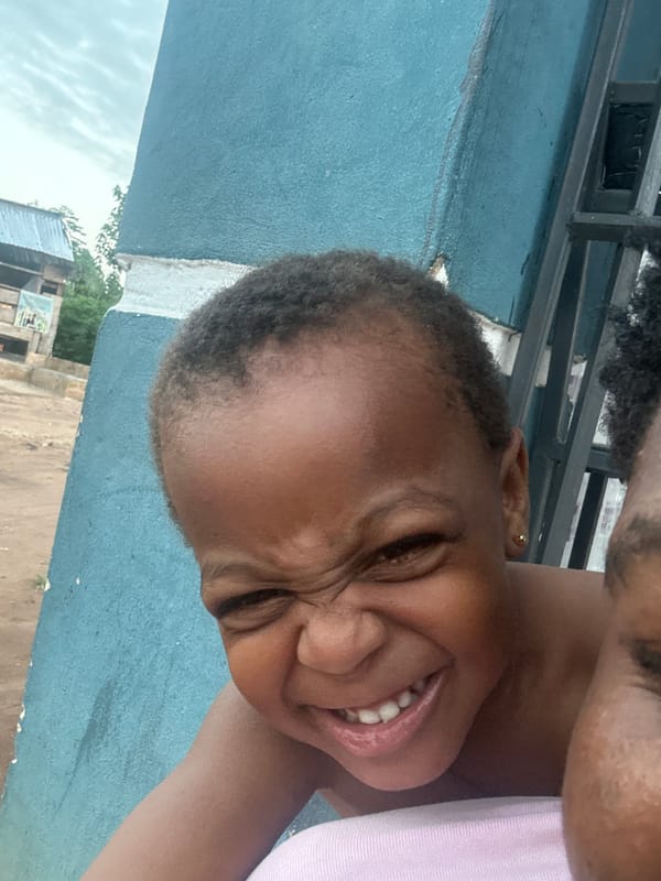 Big grinning selfie moment in Ihiagwa, Nigeria