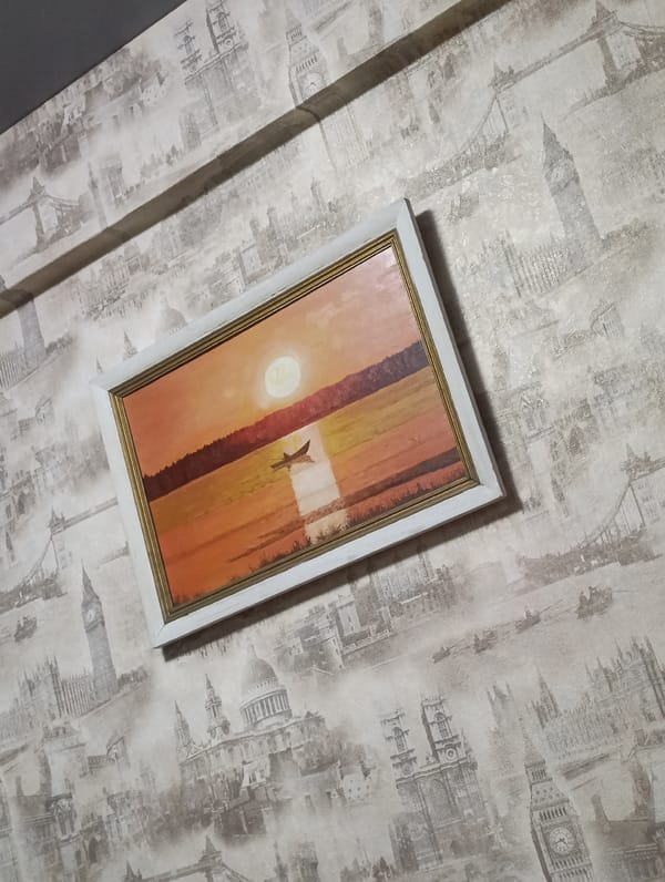 Interior home details captured in Krasnoyarsk residential setting