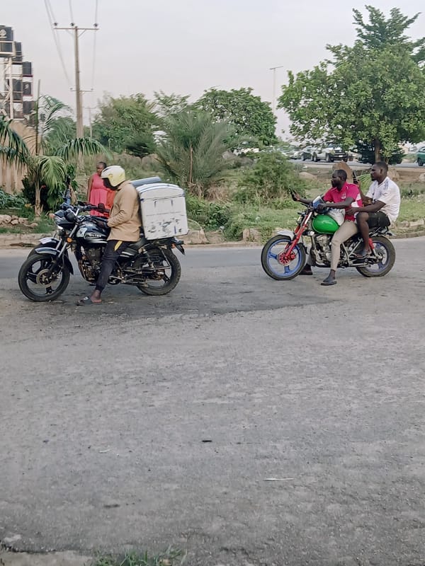 Traffic activity documented in Karum, Nigeria Sunday evening