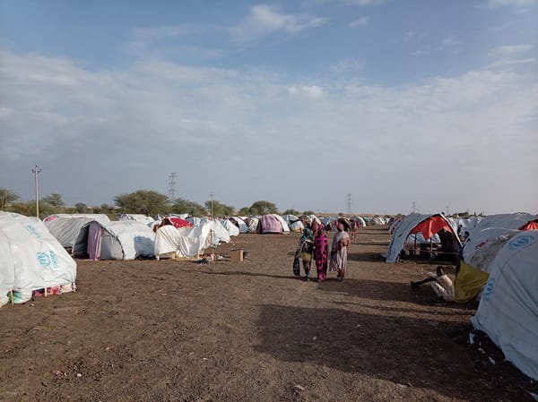 Displacement camp documented in Ad-Damazin, Sudan