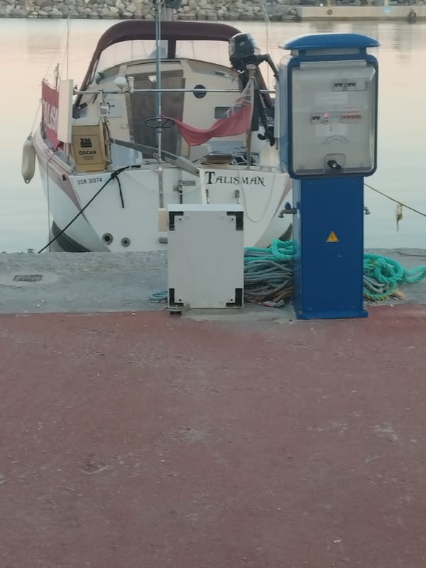 Marina scenes and waterfront views captured in Kardamaina, Greece