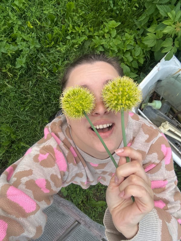 Playful flower close-ups in a Russian village garden