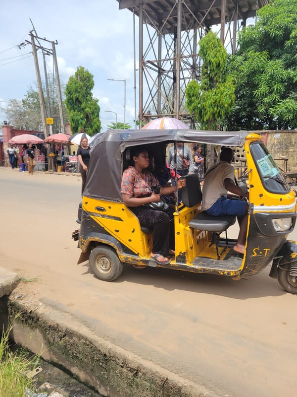 Daily street life documented in Egbagu, Nigeria