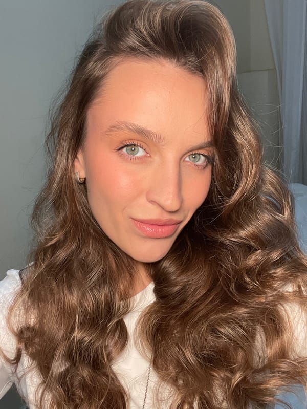 Woman documents beauty routine and selfies in Budva Montenegro