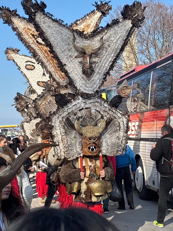 Traditional Kukeri Festival Celebrates in Yambol, Bulgaria