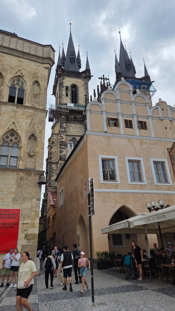 Afternoon stroll through Prague's Old Town Square and surrounding streets