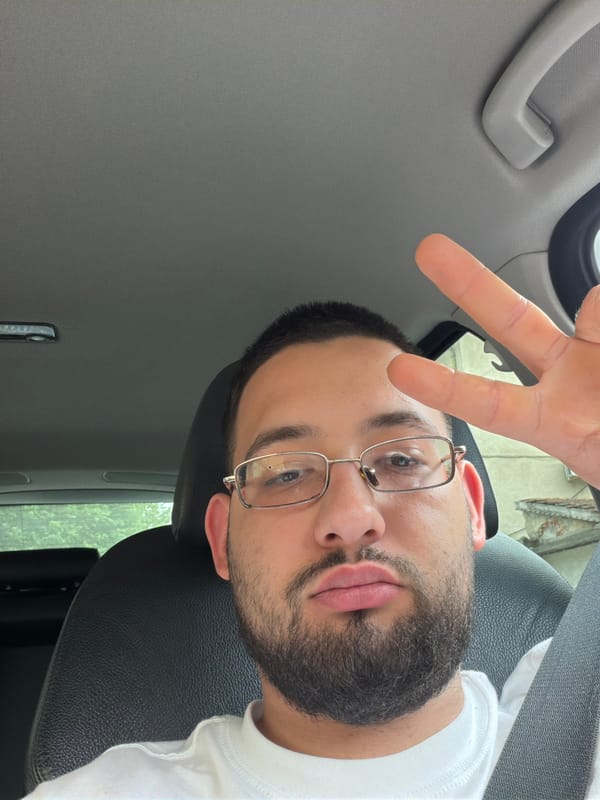 Driver makes peace sign at Pleven stop sign