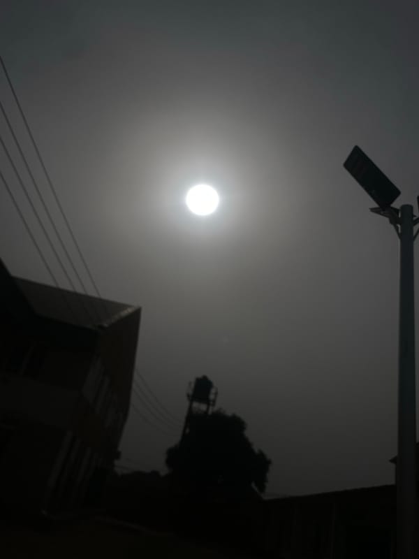 Bright circular light observed in Nigerian sky