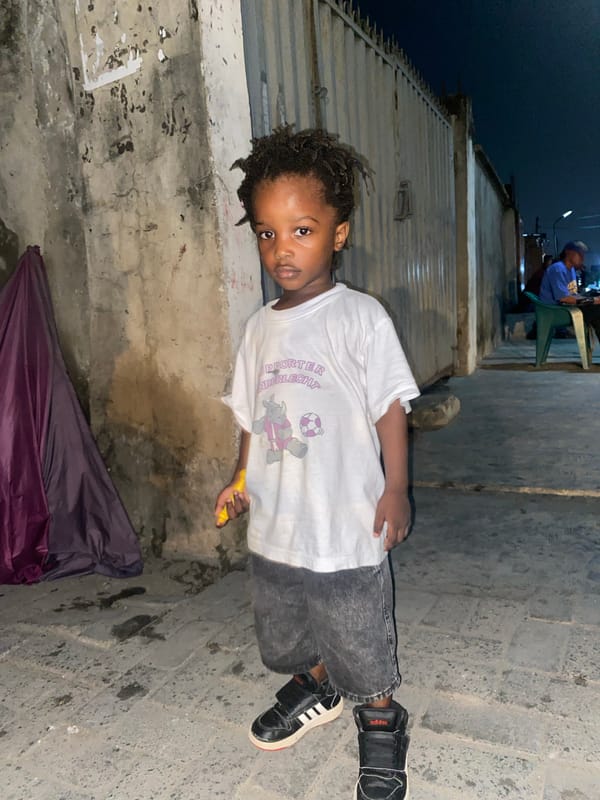 Evening street life documented in Ado, Nigeria