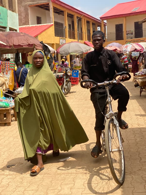 Daily life unfolds in Kafanchan B market district