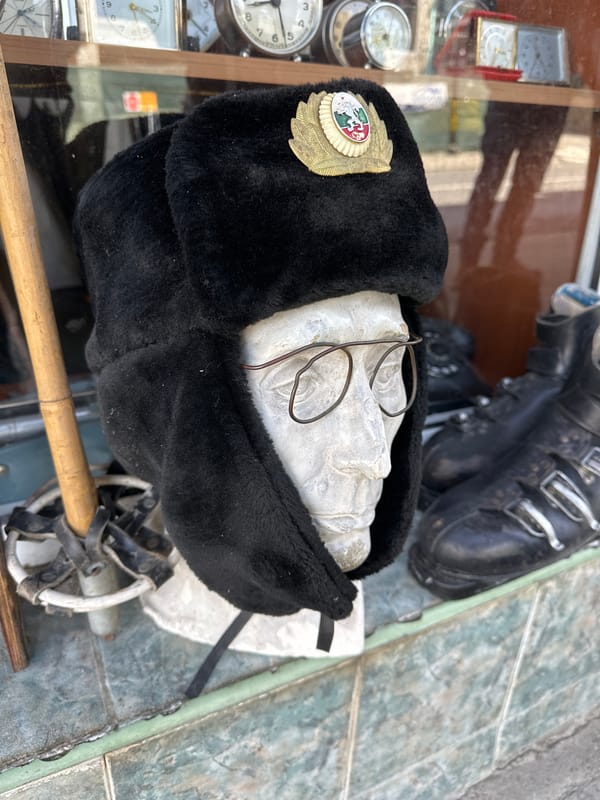 Tourist shopping district scenes documented in Bansko Bulgaria