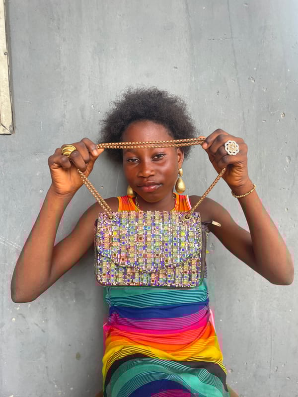 Photo session documented in Badagry, Nigeria Thursday afternoon