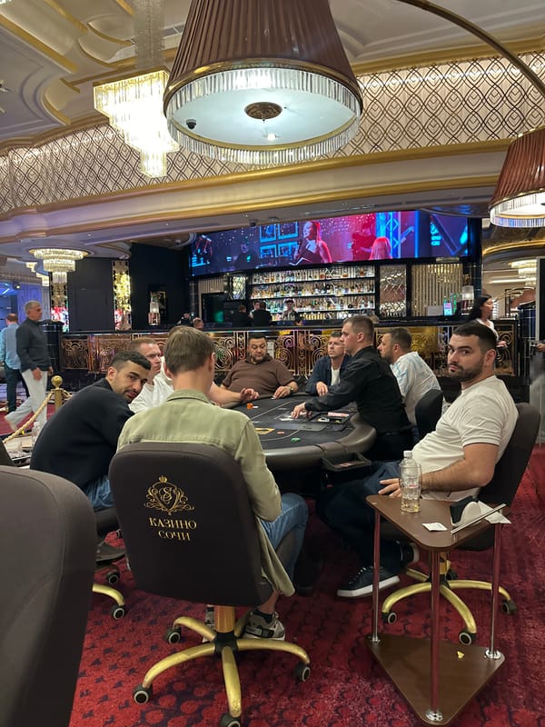 Live music, dance, and casino floor action at Casino Sochi