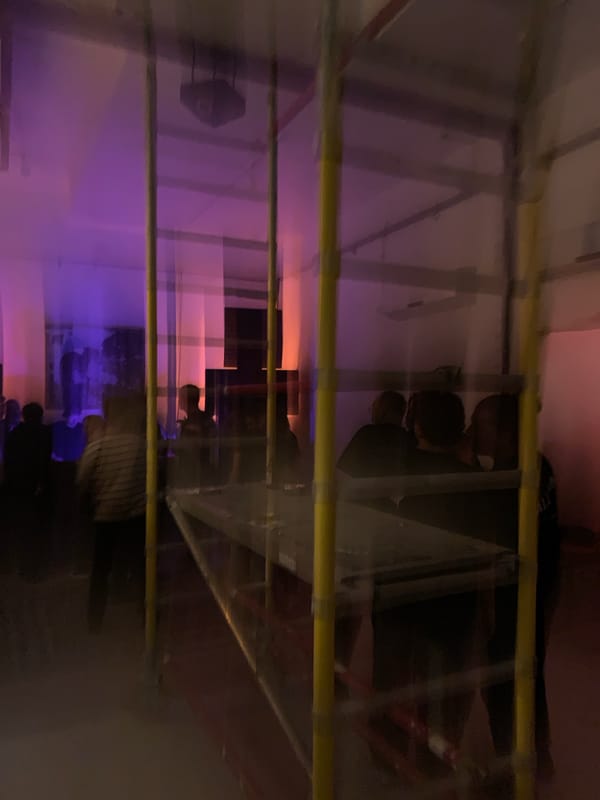 Late-night party with DJ and dancing documented in Tel-Aviv