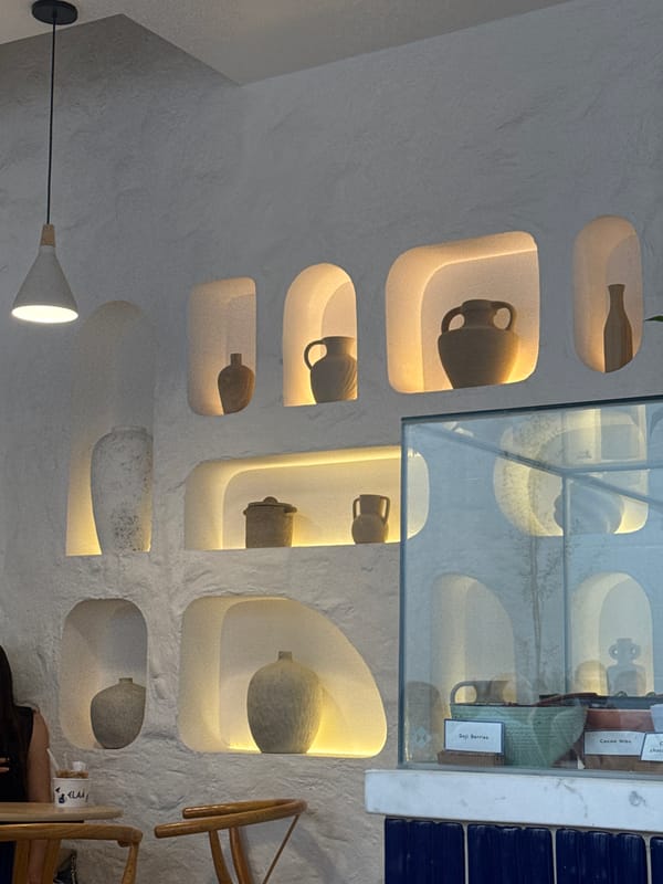 Late night frozen yogurt visit captured at Puebla café