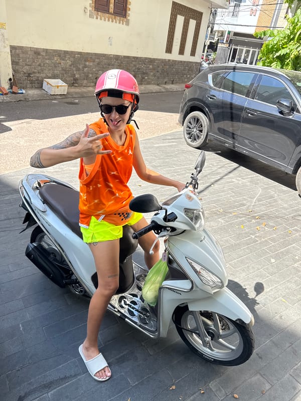 Scooter rides and poolside snacks in Quy Nhon