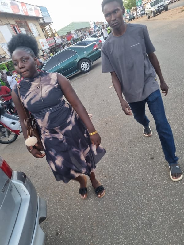 Street vendors observed carrying goods in Jos, Nigeria