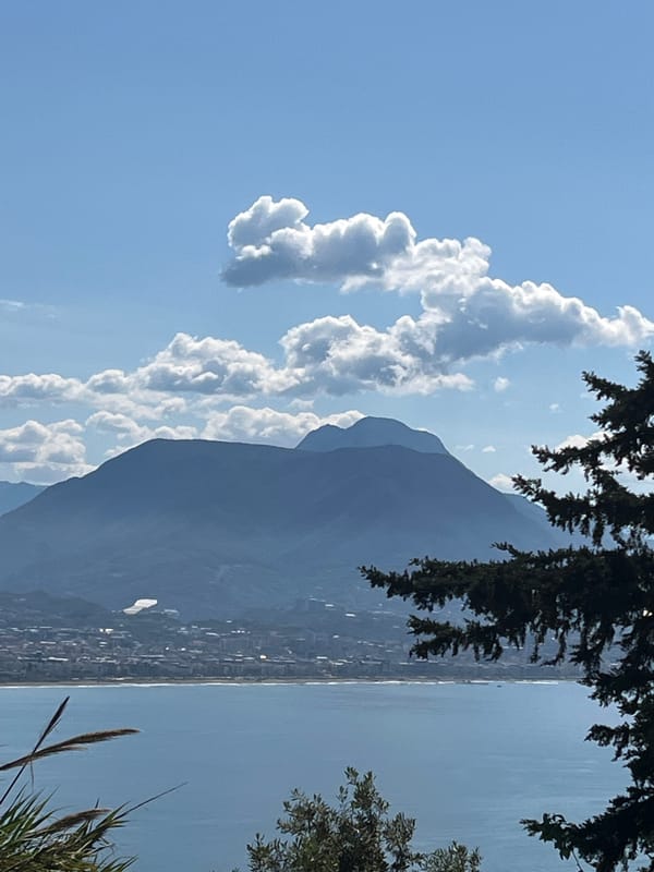 Morning coastal view documented in Alanya, Turkey