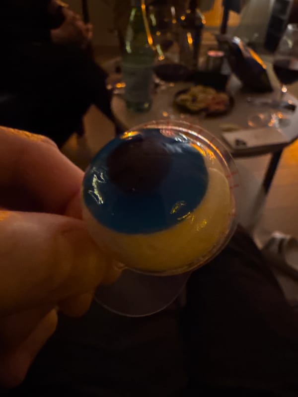 Eyeball candy displayed at Vilnius restaurant