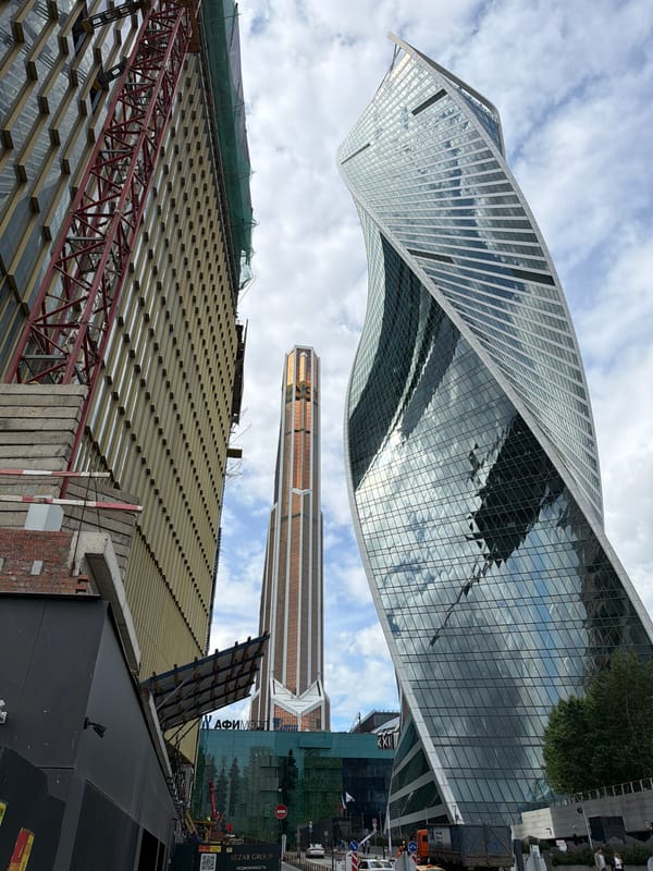 Moscow witness captures business district architecture and subway scenes