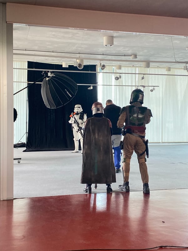 Star Wars costumed photo shoot captured in Avilés studio